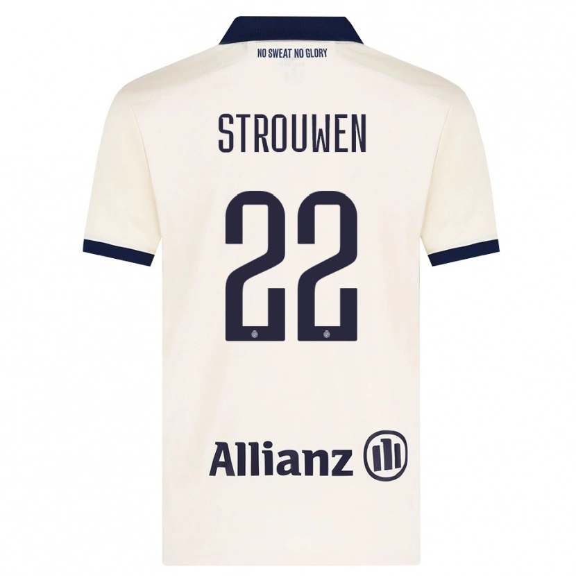 Danxen Dame Léni Strouwen #22 Beige Svart Bortetrøye Drakt Trøye 2026/27 Skjorter T-Skjorte