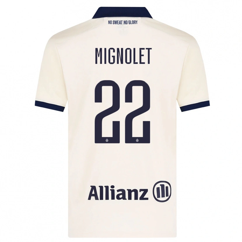 Danxen Dame Simon Mignolet #22 Beige Svart Bortetrøye Drakt Trøye 2026/27 Skjorter T-Skjorte