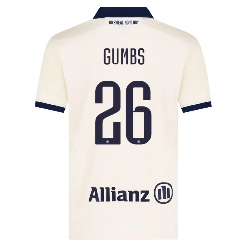 Danxen Dame Aisse Gumbs #26 Beige Svart Bortetrøye Drakt Trøye 2026/27 Skjorter T-Skjorte