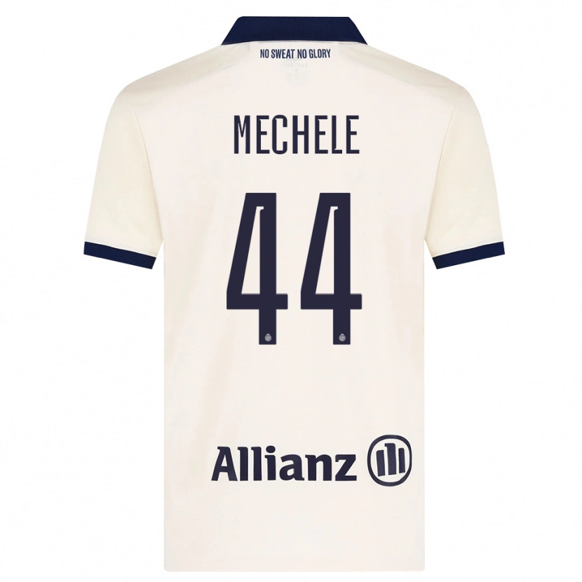 Danxen Dame Brandon Mechele #44 Beige Svart Bortetrøye Drakt Trøye 2026/27 Skjorter T-Skjorte
