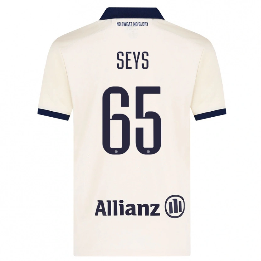 Danxen Dame Joaquin Seys #65 Beige Svart Bortetrøye Drakt Trøye 2026/27 Skjorter T-Skjorte