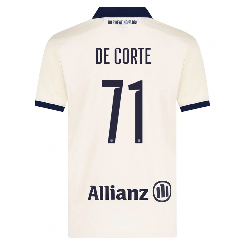 Danxen Dame Axl De Corte #71 Beige Svart Bortetrøye Drakt Trøye 2026/27 Skjorter T-Skjorte