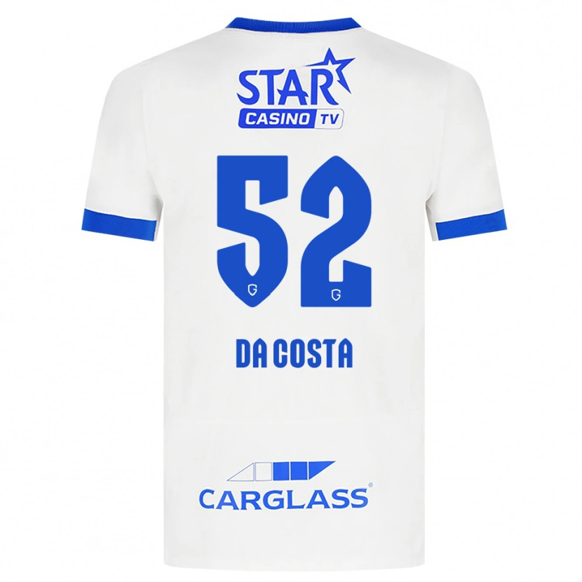 Danxen Dame Wilson Da Costa #52 Hvit Blå Bortetrøye Drakt Trøye 2026/27 Skjorter T-Skjorte