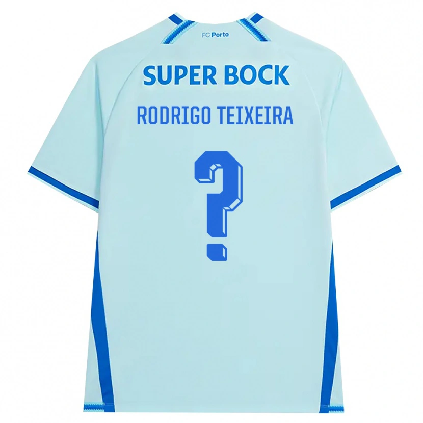 Danxen Dame Rodrigo Teixeira #0 Lyseblå Blå Tredje Sett Drakt Trøye 2026/27 Skjorter T-Skjorte