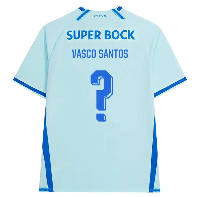 Danxen Dame Vasco Santos #0 Lyseblå Blå Tredje Sett Drakt Trøye 2026/27 Skjorter T-Skjorte