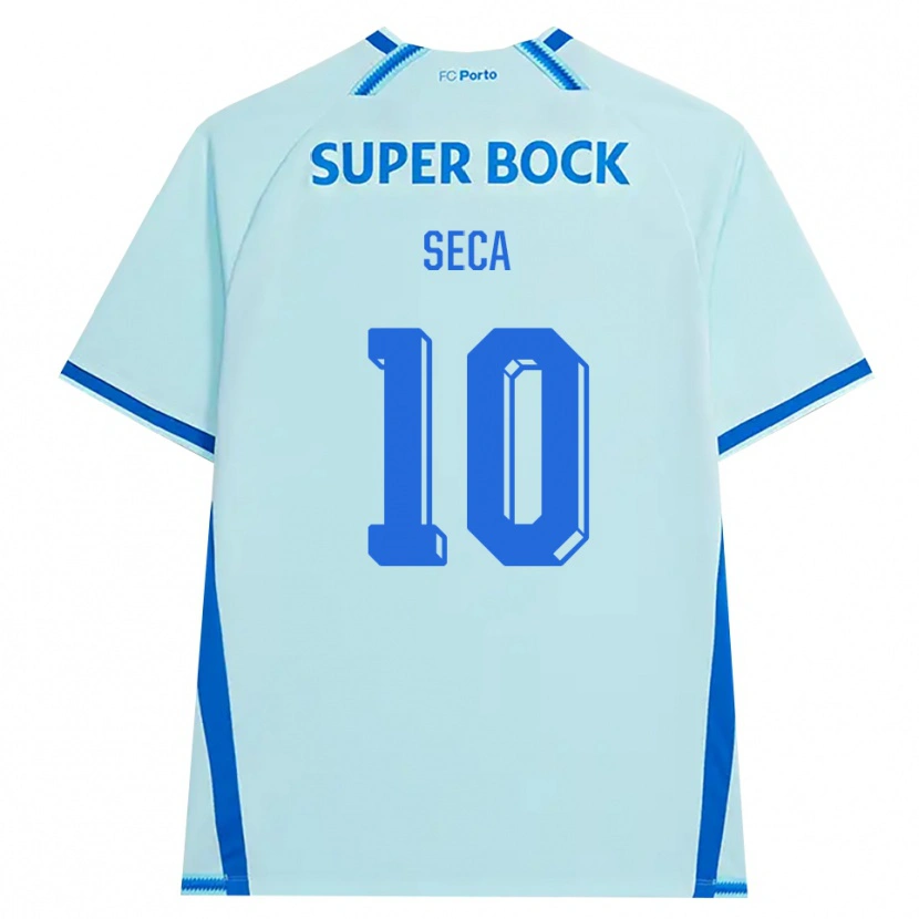 Danxen Dame Rodrigo Seca #10 Lyseblå Blå Tredje Sett Drakt Trøye 2026/27 Skjorter T-Skjorte