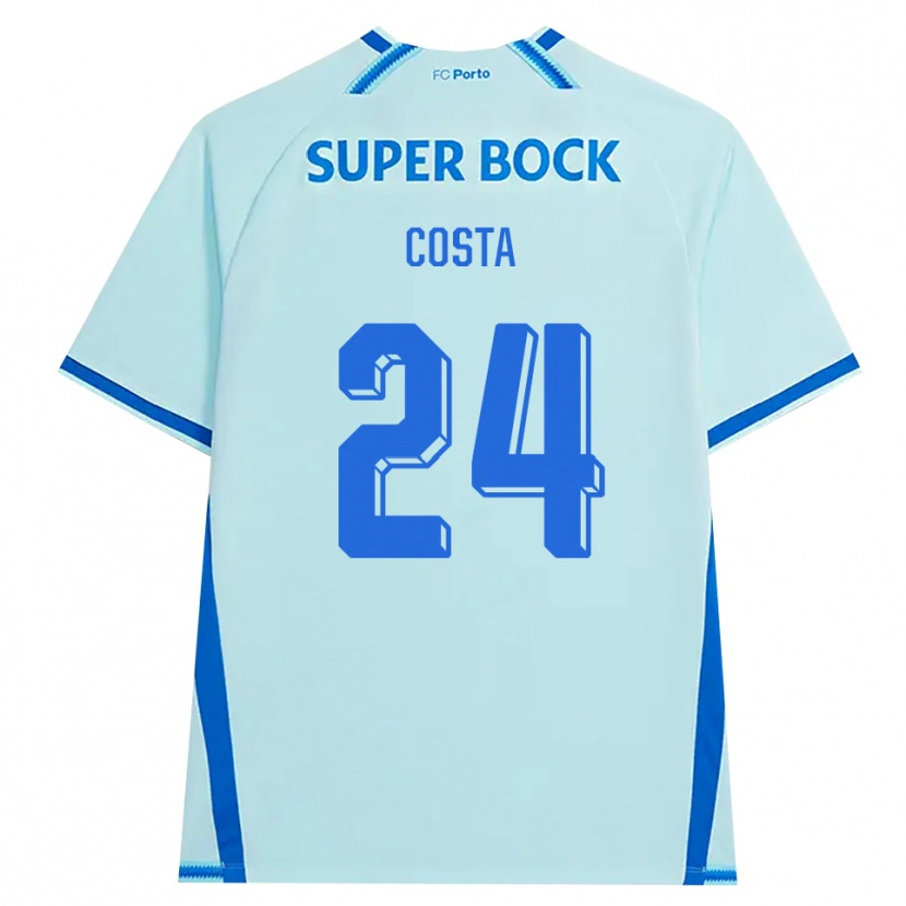 Danxen Dame João Costa #24 Lyseblå Blå Tredje Sett Drakt Trøye 2026/27 Skjorter T-Skjorte
