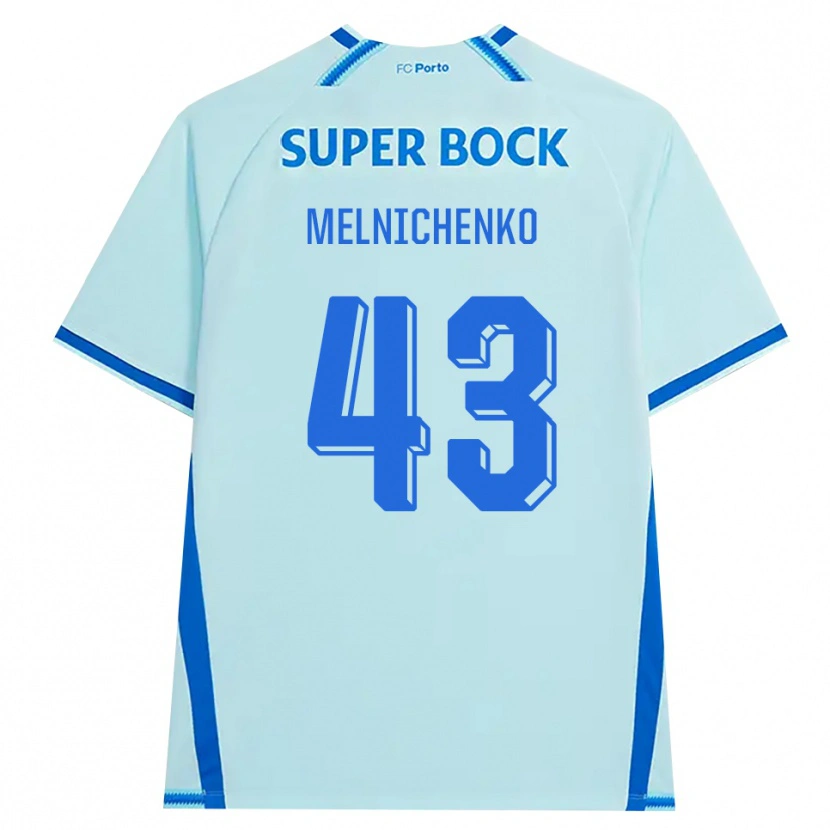 Danxen Dame Trofim Melnichenko #43 Lyseblå Blå Tredje Sett Drakt Trøye 2026/27 Skjorter T-Skjorte