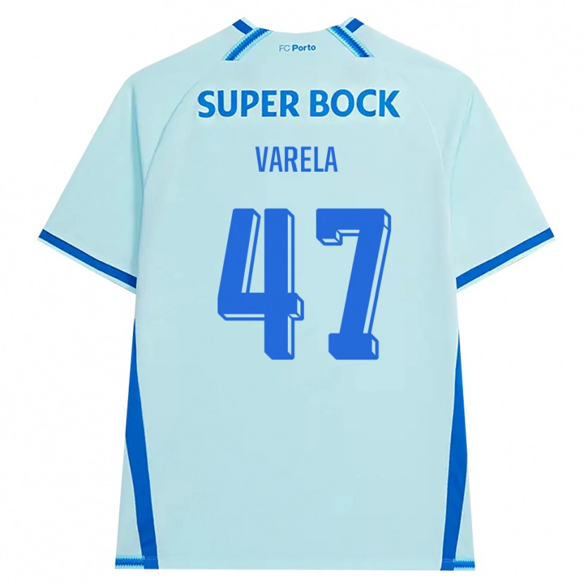 Danxen Dame Cardoso Varela #47 Lyseblå Blå Tredje Sett Drakt Trøye 2026/27 Skjorter T-Skjorte