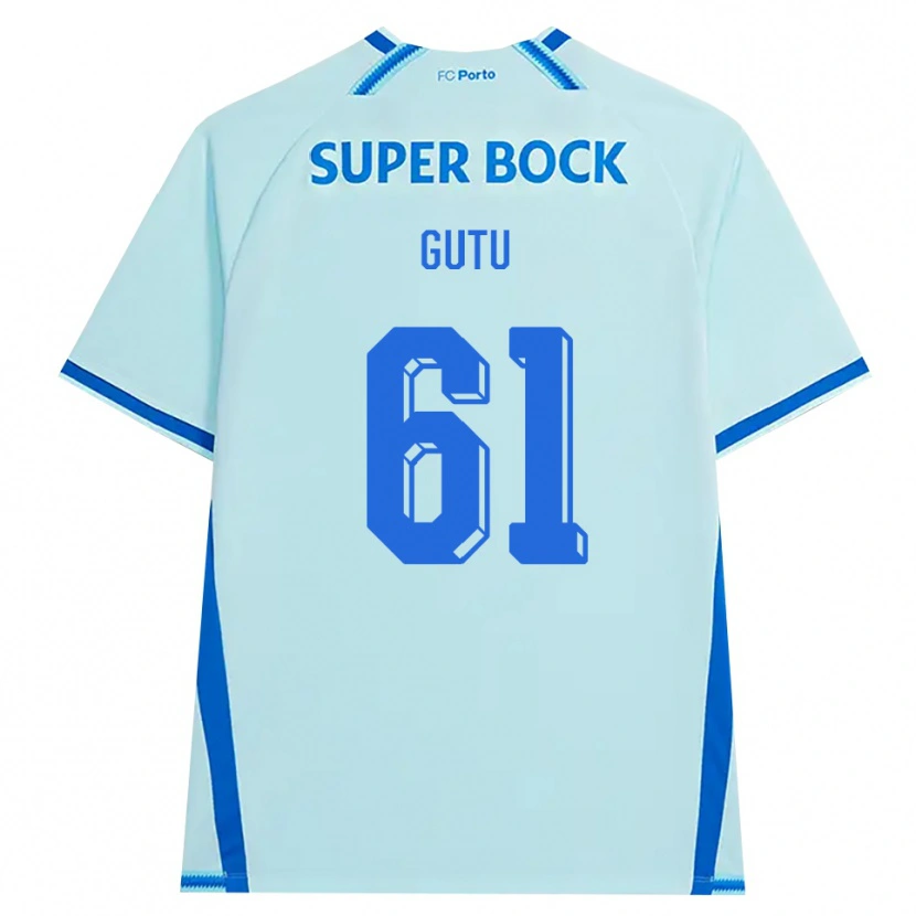 Danxen Dame Denis Gutu #61 Lyseblå Blå Tredje Sett Drakt Trøye 2026/27 Skjorter T-Skjorte
