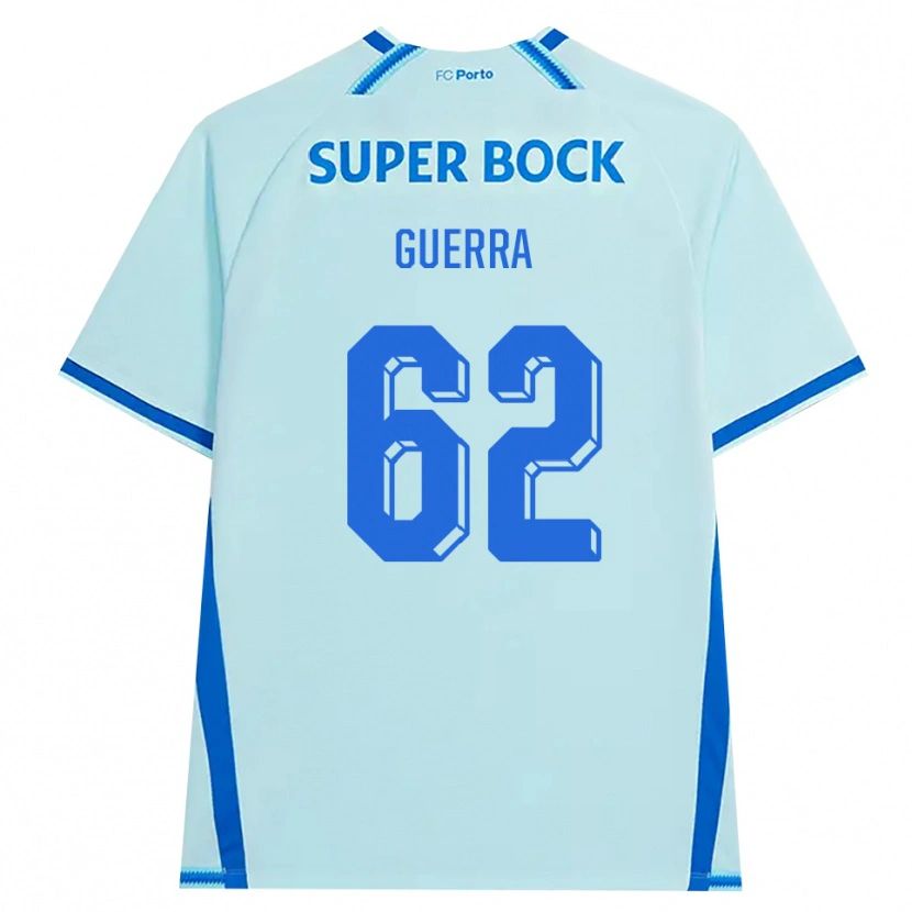 Danxen Dame Gustavo Guerra #62 Lyseblå Blå Tredje Sett Drakt Trøye 2026/27 Skjorter T-Skjorte