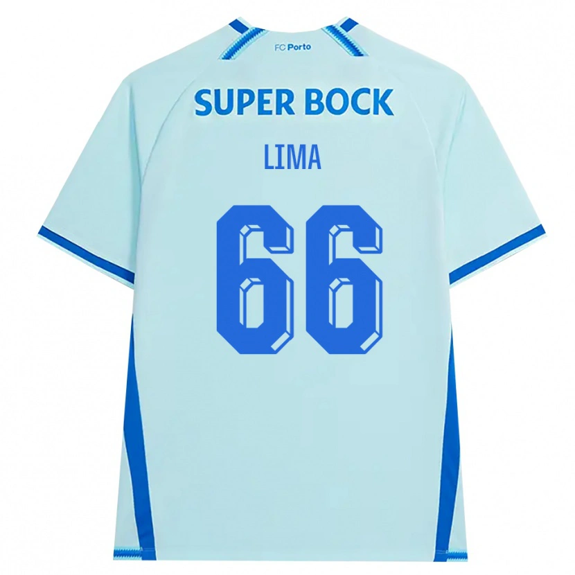 Danxen Dame Bernardo Lima #66 Lyseblå Blå Tredje Sett Drakt Trøye 2026/27 Skjorter T-Skjorte
