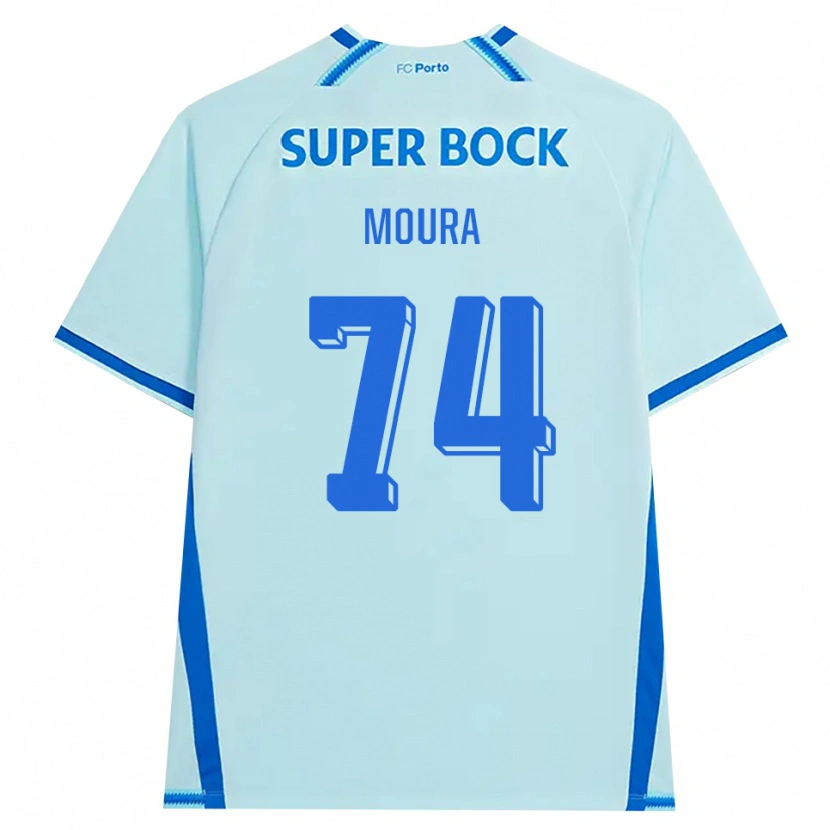 Danxen Dame Francisco Moura #74 Lyseblå Blå Tredje Sett Drakt Trøye 2026/27 Skjorter T-Skjorte
