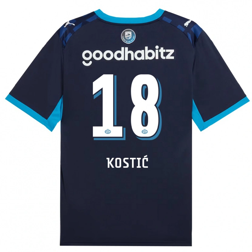 Danxen Dame Filip Kostic #18 Blå Dodger Kongeblå Tredje Sett Drakt Trøye 2026/27 Skjorter T-Skjorte