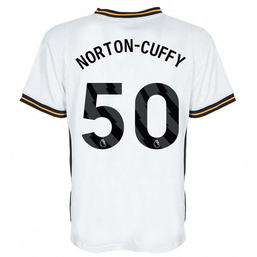 Danxen Dame Brooke Norton-Cuffy #50 Hvit Oransje Svart Bortetrøye Drakt Trøye 2026/27 Skjorter T-Skjorte