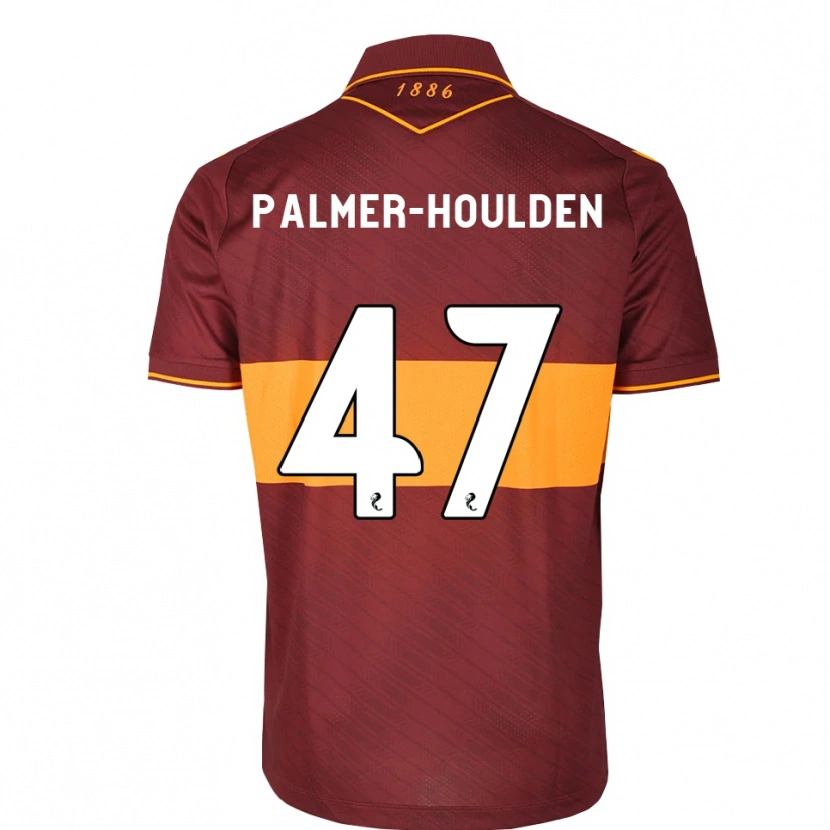 Danxen Dame Seb Palmer-Houlden #47 Oransje Brun Bortetrøye Drakt Trøye 2026/27 Skjorter T-Skjorte