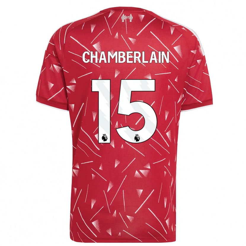 Danxen Barn Alex Oxlade Chamberlain #15 Hvit Rød Hjemmetrøye Drakt Trøye 2026/27 Skjorter T-Skjorte