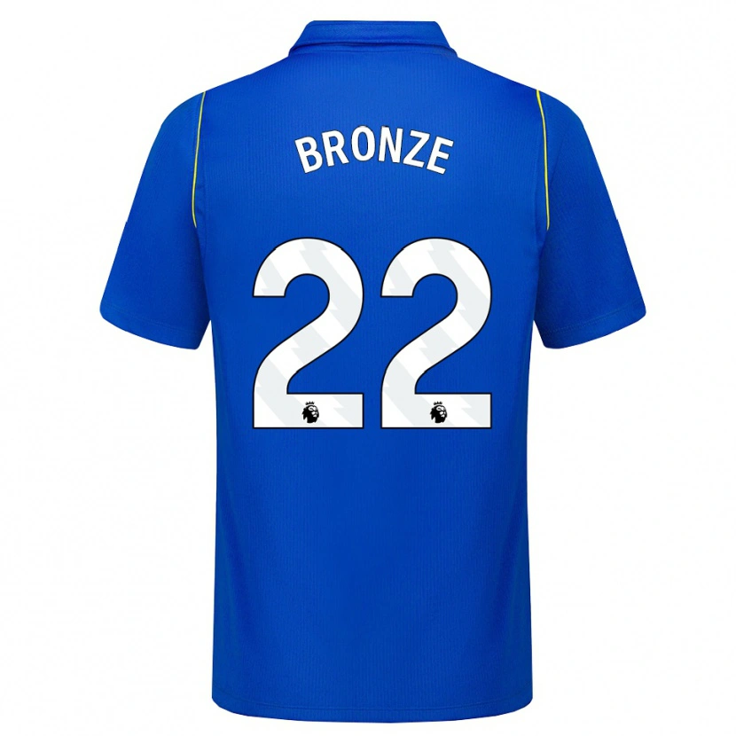 Danxen Barn Lucy Bronze #22 Blå Gul Hjemmetrøye Drakt Trøye 2026/27 Skjorter T-Skjorte