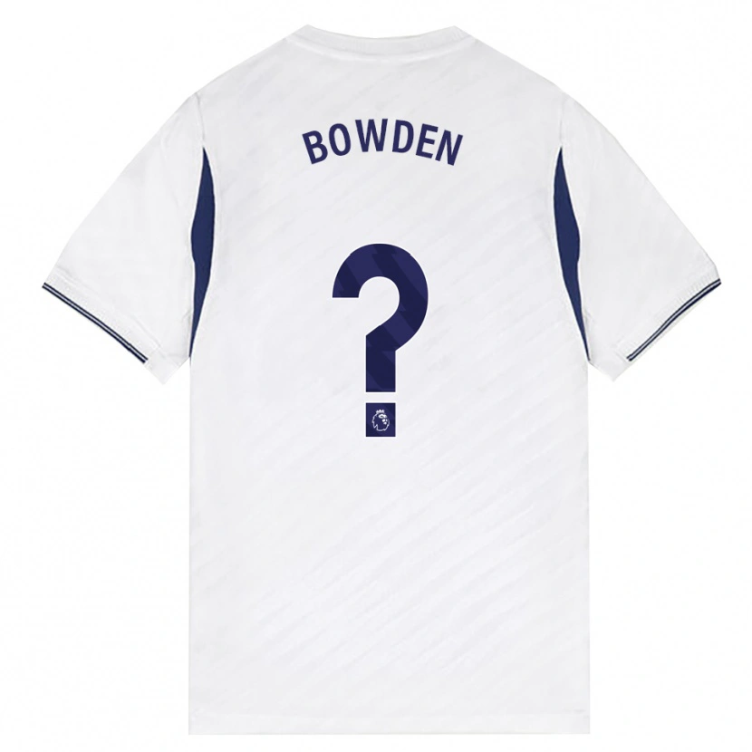 Danxen Barn Jamie Bowden #0 Hvit Rød Lilla Hjemmetrøye Drakt Trøye 2026/27 Skjorter T-Skjorte