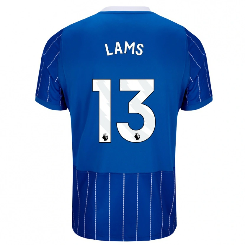 Danxen Barn George Lams #13 Mellomblå Hvit Hjemmetrøye Drakt Trøye 2026/27 Skjorter T-Skjorte