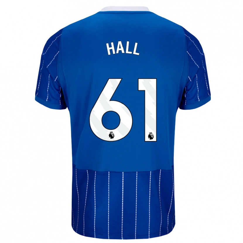 Danxen Barn Steven Hall #61 Mellomblå Hvit Hjemmetrøye Drakt Trøye 2026/27 Skjorter T-Skjorte