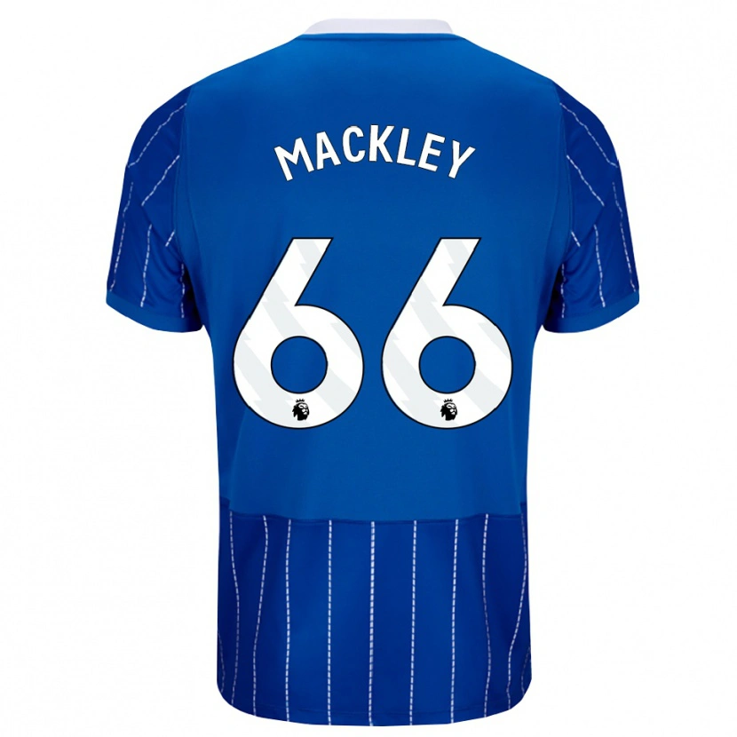 Danxen Barn Callum Mackley #66 Mellomblå Hvit Hjemmetrøye Drakt Trøye 2026/27 Skjorter T-Skjorte