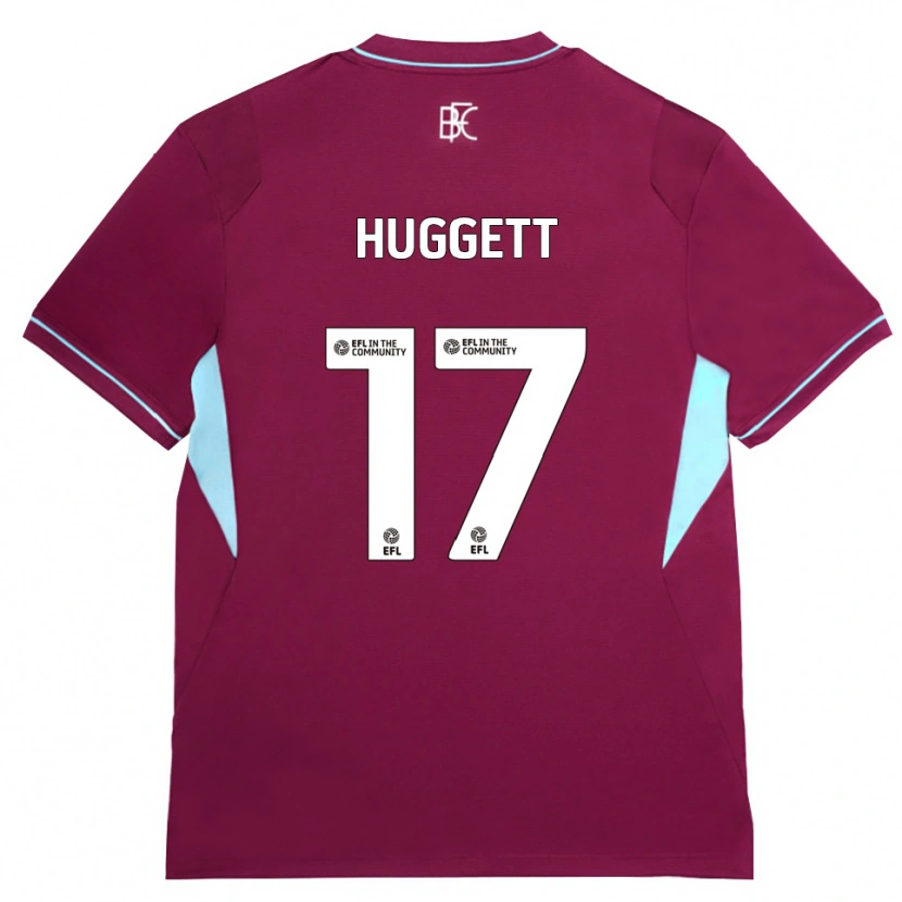 Danxen Barn Aiden Huggett #17 Burgunder Grønn Hjemmetrøye Drakt Trøye 2026/27 Skjorter T-Skjorte