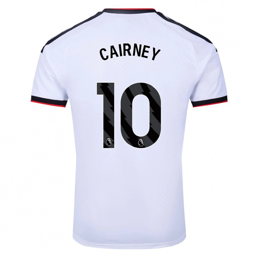 Danxen Barn Tom Cairney #10 Hvit Svart Rød Hjemmetrøye Drakt Trøye 2026/27 Skjorter T-Skjorte
