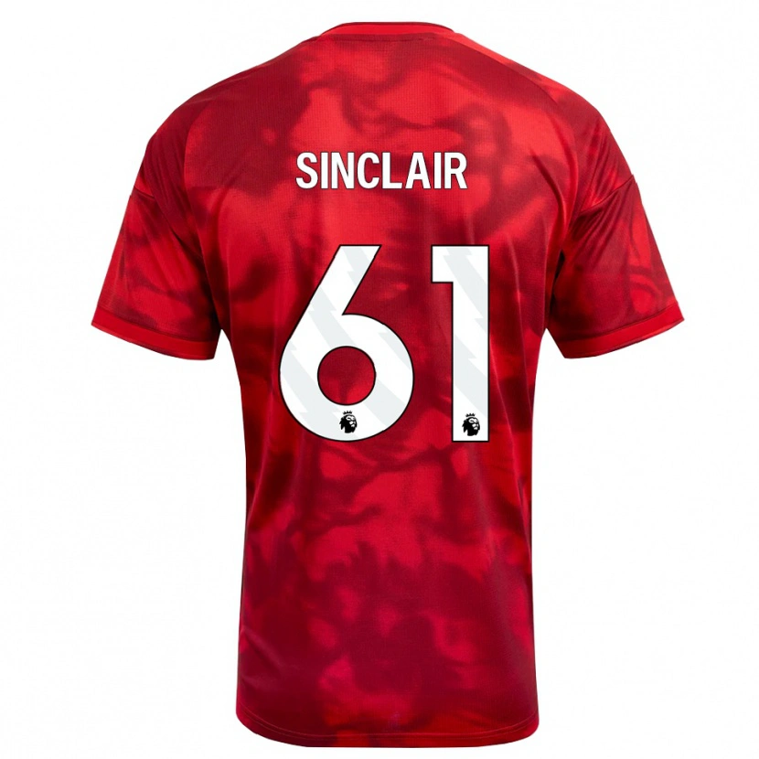 Danxen Barn Jimmy Sinclair #61 Krimshvit Hjemmetrøye Drakt Trøye 2026/27 Skjorter T-Skjorte
