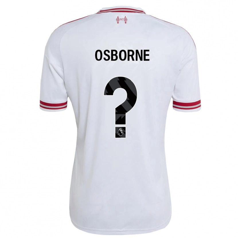 Danxen Barn Niall Osborne #0 Rød Hvit Bortetrøye Drakt Trøye 2026/27 Skjorter T-Skjorte