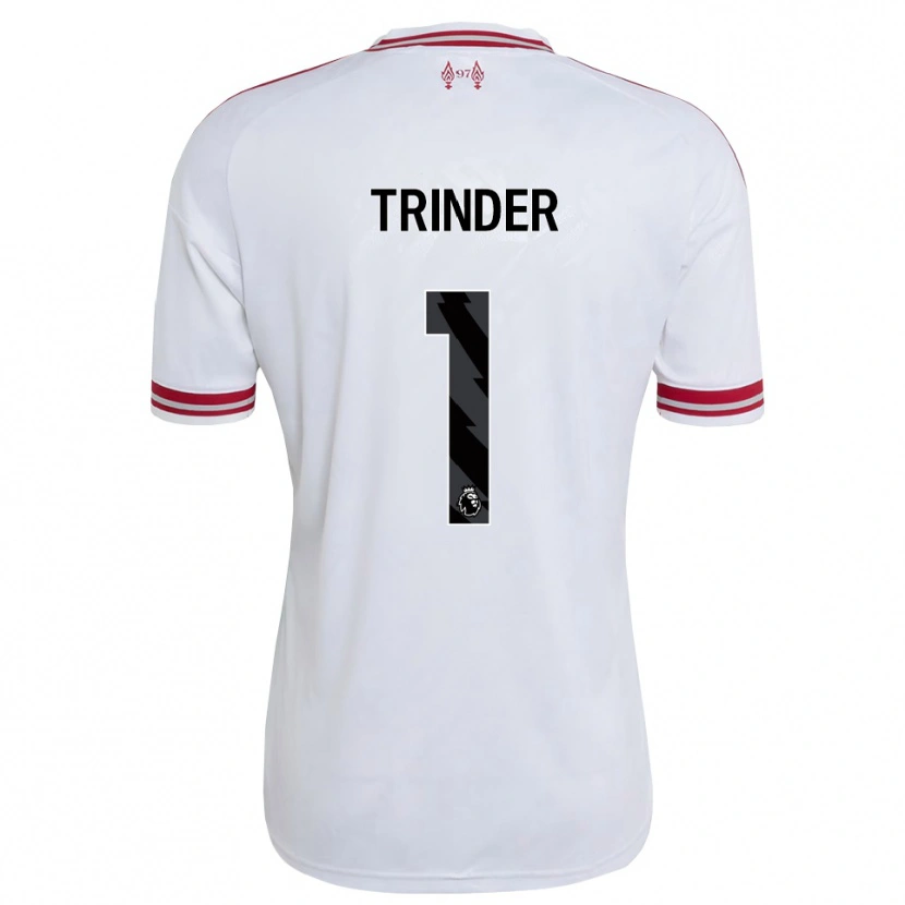 Danxen Barn Zach Trinder #1 Rød Hvit Bortetrøye Drakt Trøye 2026/27 Skjorter T-Skjorte