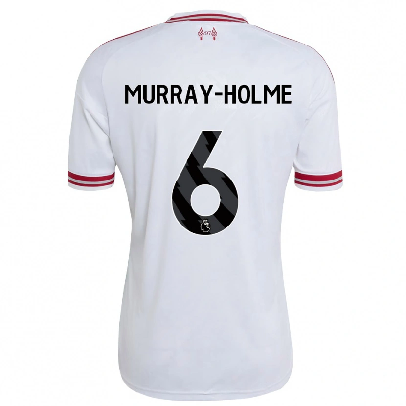Danxen Barn Haydn Murray-Holme #6 Rød Hvit Bortetrøye Drakt Trøye 2026/27 Skjorter T-Skjorte