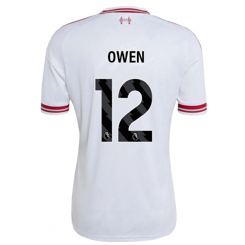 Danxen Barn Harvey Owen #12 Rød Hvit Bortetrøye Drakt Trøye 2026/27 Skjorter T-Skjorte
