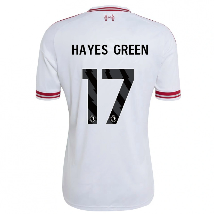 Danxen Barn Charlie Hayes-Green #17 Rød Hvit Bortetrøye Drakt Trøye 2026/27 Skjorter T-Skjorte