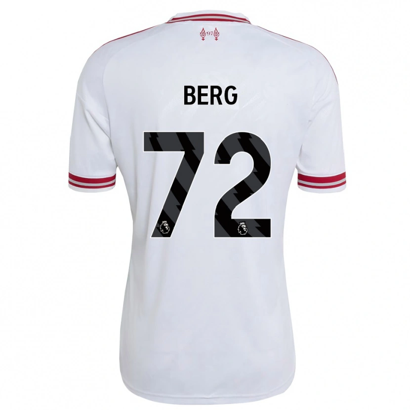 Danxen Barn Sepp Van Den Berg #72 Rød Hvit Bortetrøye Drakt Trøye 2026/27 Skjorter T-Skjorte