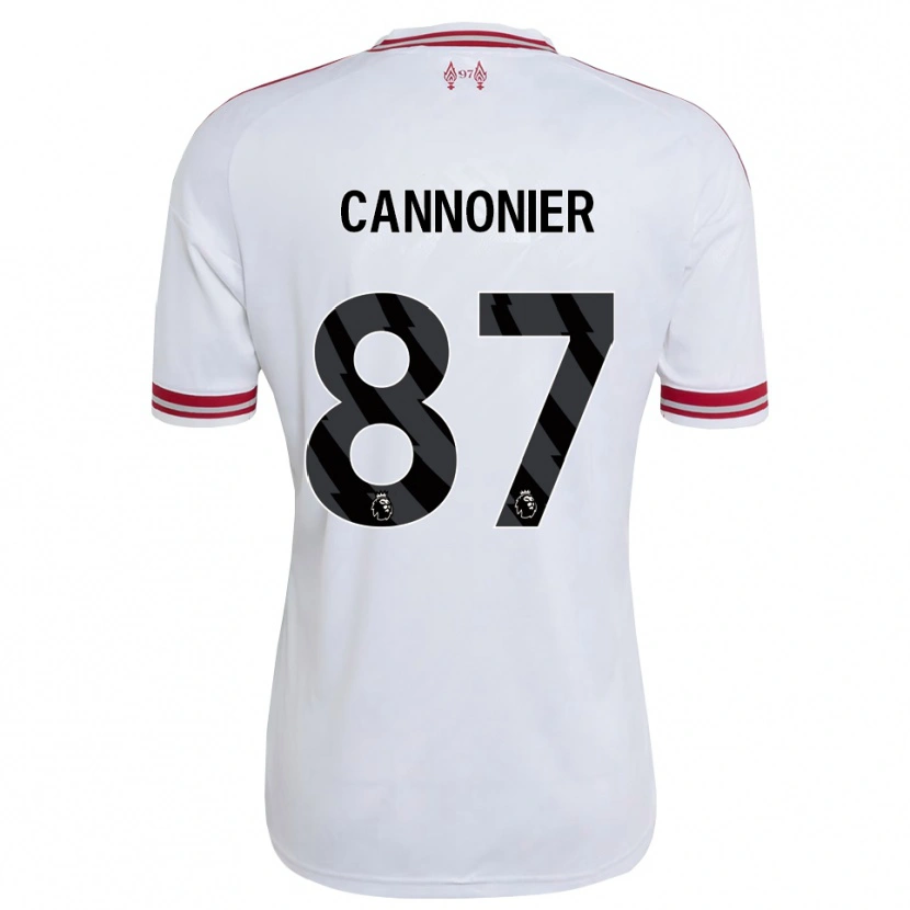 Danxen Barn Oakley Cannonier #87 Rød Hvit Bortetrøye Drakt Trøye 2026/27 Skjorter T-Skjorte