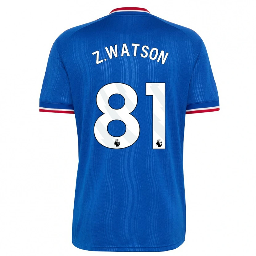 Danxen Barn Zac Watson #81 Blå Hvit Rød Bortetrøye Drakt Trøye 2026/27 Skjorter T-Skjorte