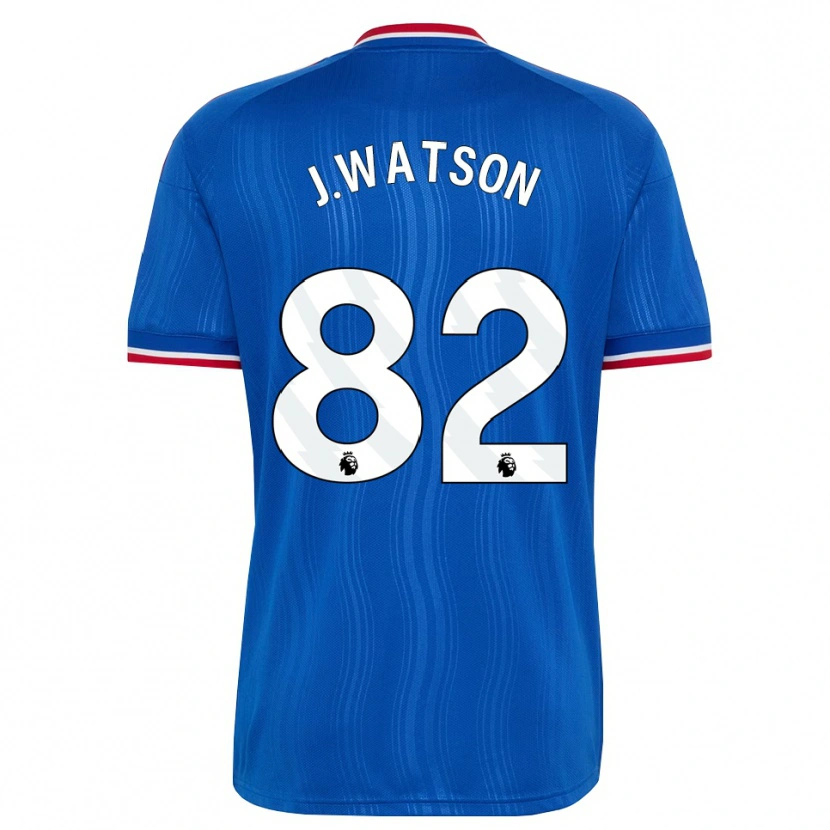 Danxen Barn Jacob Watson #82 Blå Hvit Rød Bortetrøye Drakt Trøye 2026/27 Skjorter T-Skjorte