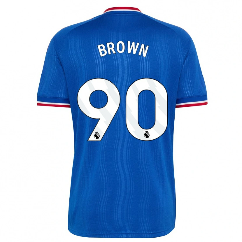 Danxen Barn Nathaniel-Junior Brown #90 Blå Hvit Rød Bortetrøye Drakt Trøye 2026/27 Skjorter T-Skjorte