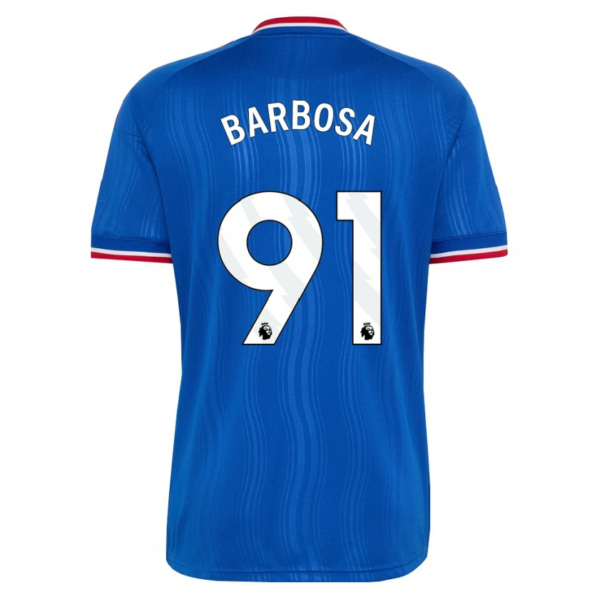Danxen Barn Neithan Barbosa #91 Blå Hvit Rød Bortetrøye Drakt Trøye 2026/27 Skjorter T-Skjorte