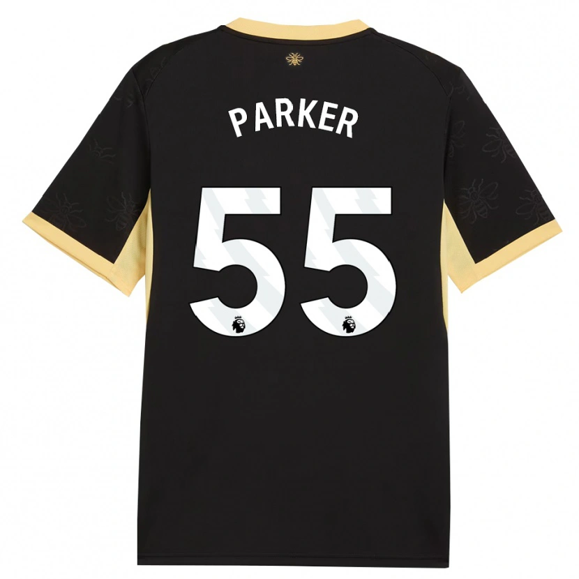 Danxen Barn Harrison Parker #55 Svart Gul Bortetrøye Drakt Trøye 2026/27 Skjorter T-Skjorte