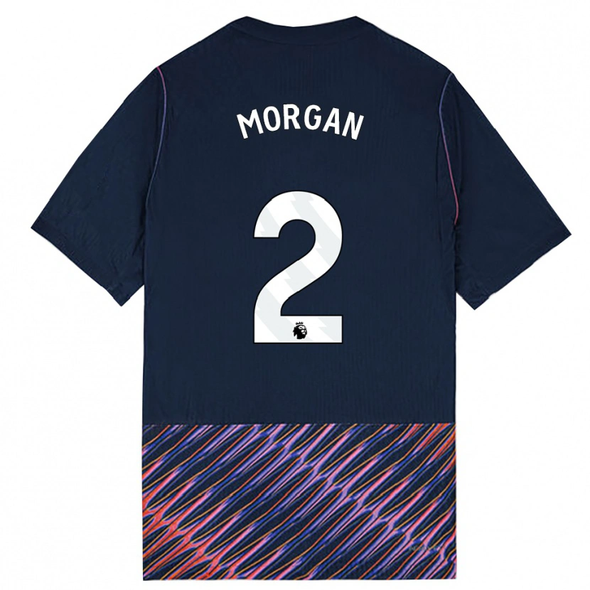 Danxen Barn Esther Morgan #2 Kongeblå Hvit Bortetrøye Drakt Trøye 2026/27 Skjorter T-Skjorte
