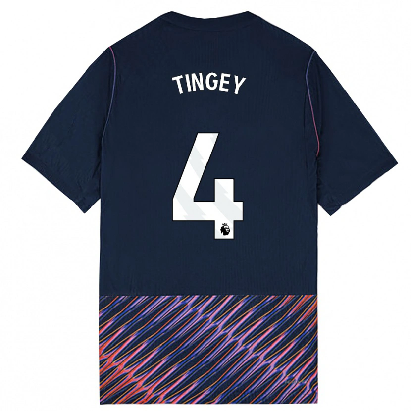 Danxen Barn Tyler Tingey #4 Kongeblå Hvit Bortetrøye Drakt Trøye 2026/27 Skjorter T-Skjorte