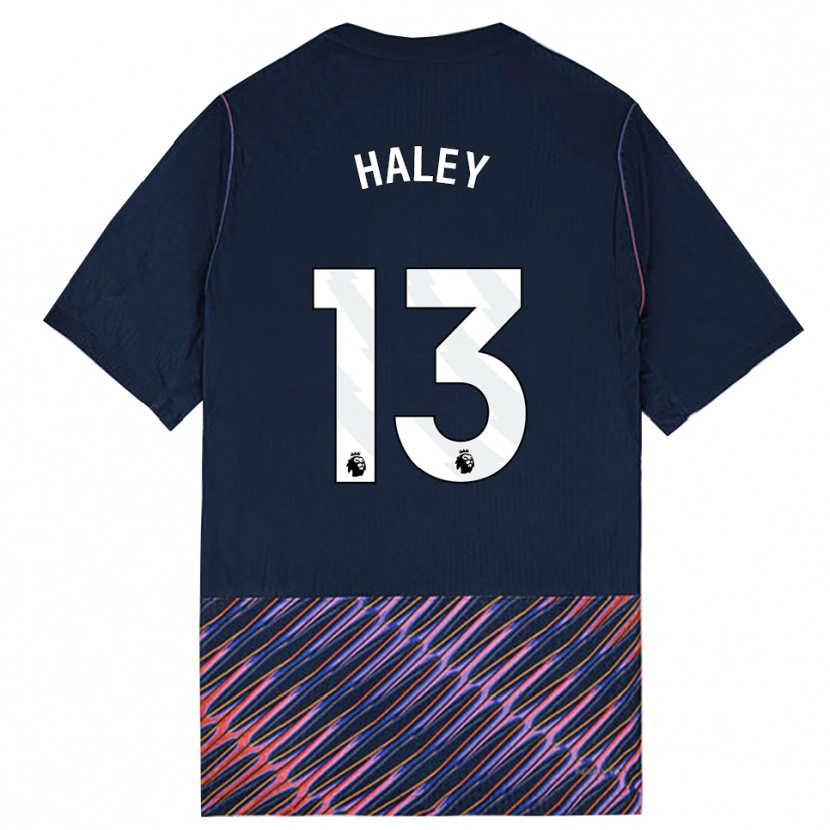 Danxen Barn Micah Haley #13 Kongeblå Hvit Bortetrøye Drakt Trøye 2026/27 Skjorter T-Skjorte
