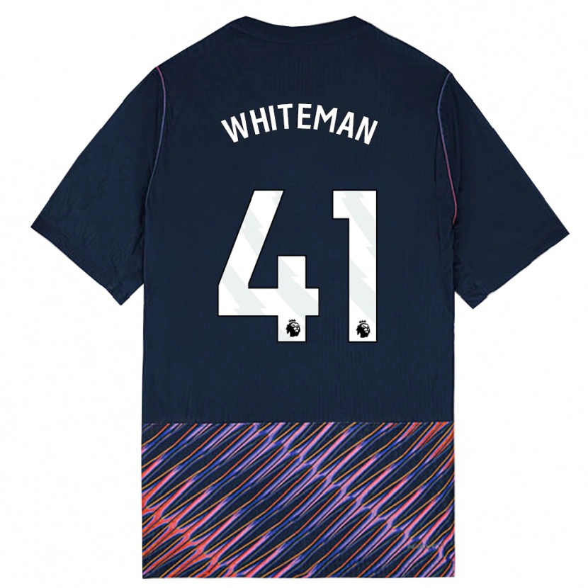 Danxen Barn Alfie Whiteman #41 Kongeblå Hvit Bortetrøye Drakt Trøye 2026/27 Skjorter T-Skjorte