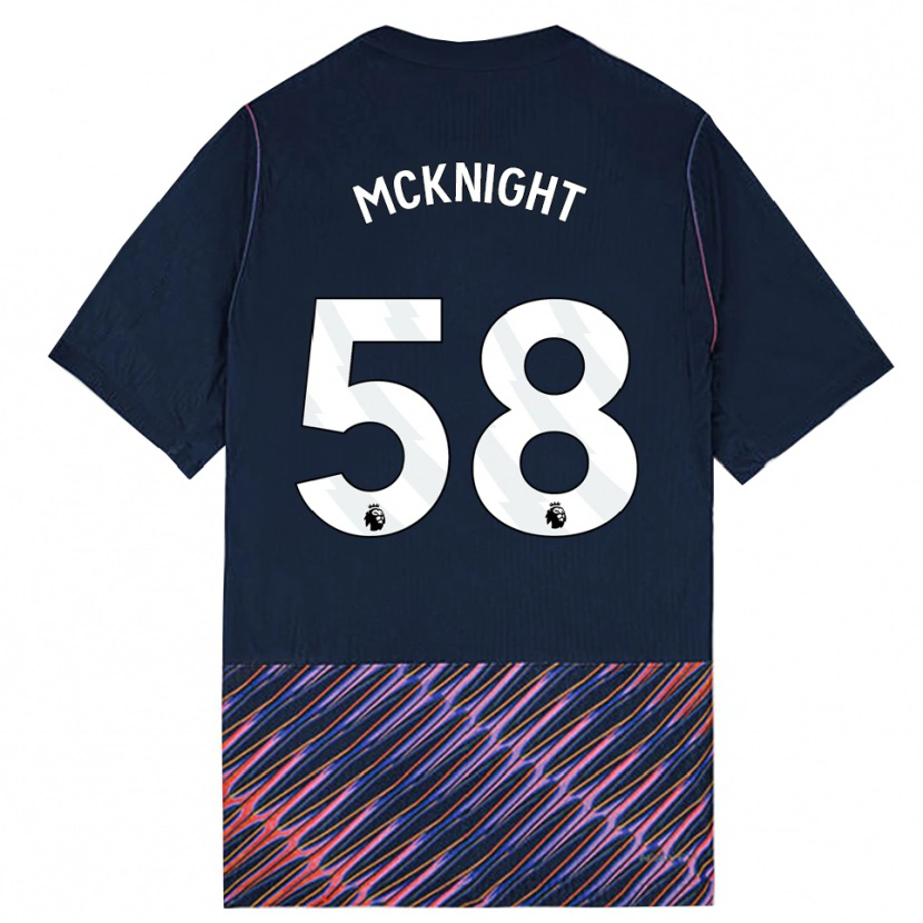 Danxen Barn Maxwell Mcknight #58 Kongeblå Hvit Bortetrøye Drakt Trøye 2026/27 Skjorter T-Skjorte