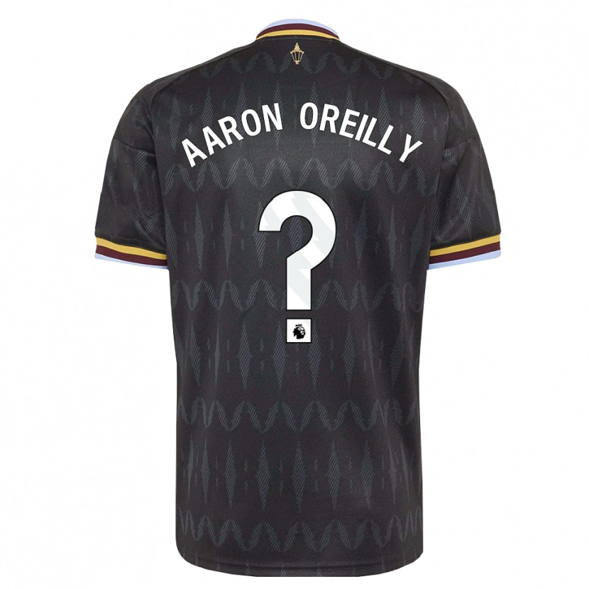 Danxen Barn Aaron Oreilly #0 Blå Kornblomst Svart Gul Bortetrøye Drakt Trøye 2026/27 Skjorter T-Skjorte
