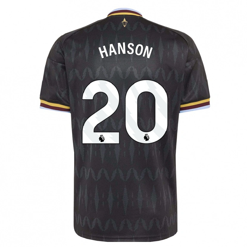 Danxen Barn Kirsty Hanson #20 Blå Kornblomst Svart Gul Bortetrøye Drakt Trøye 2026/27 Skjorter T-Skjorte