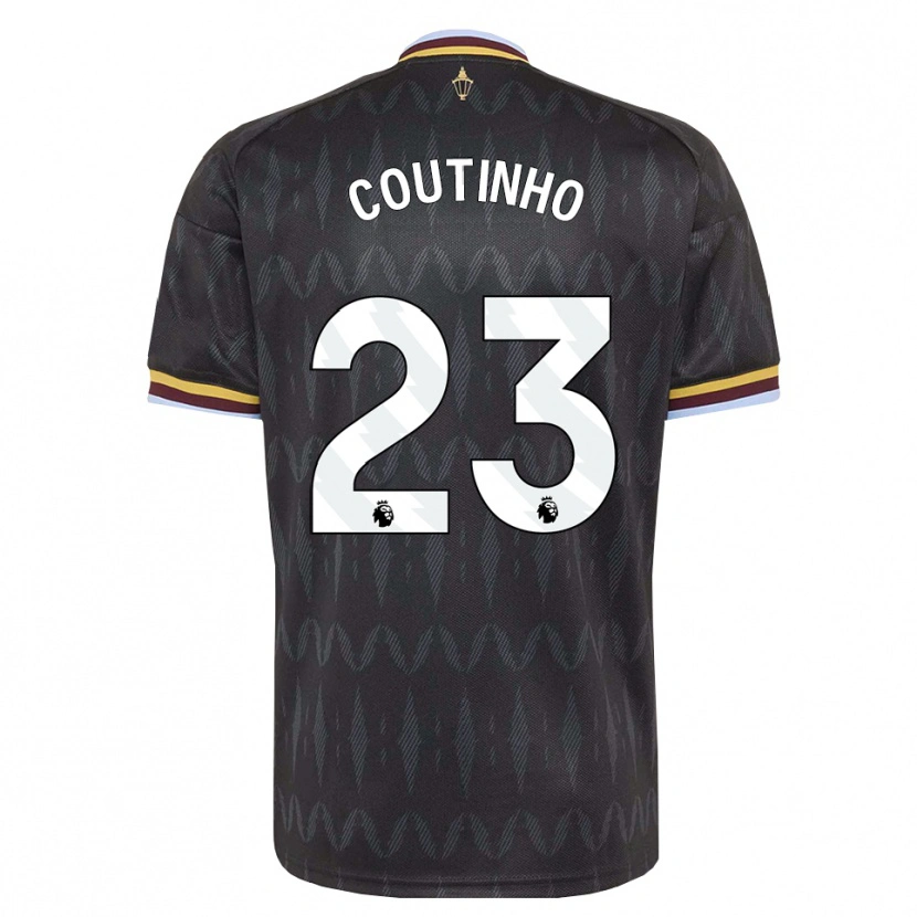 Danxen Barn Philippe Coutinho #23 Blå Kornblomst Svart Gul Bortetrøye Drakt Trøye 2026/27 Skjorter T-Skjorte