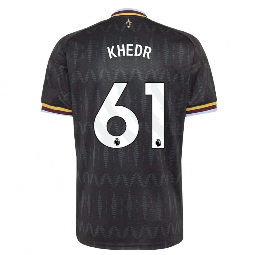 Danxen Barn Omar Khedr #61 Blå Kornblomst Svart Gul Bortetrøye Drakt Trøye 2026/27 Skjorter T-Skjorte